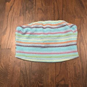 shein multi color tube top